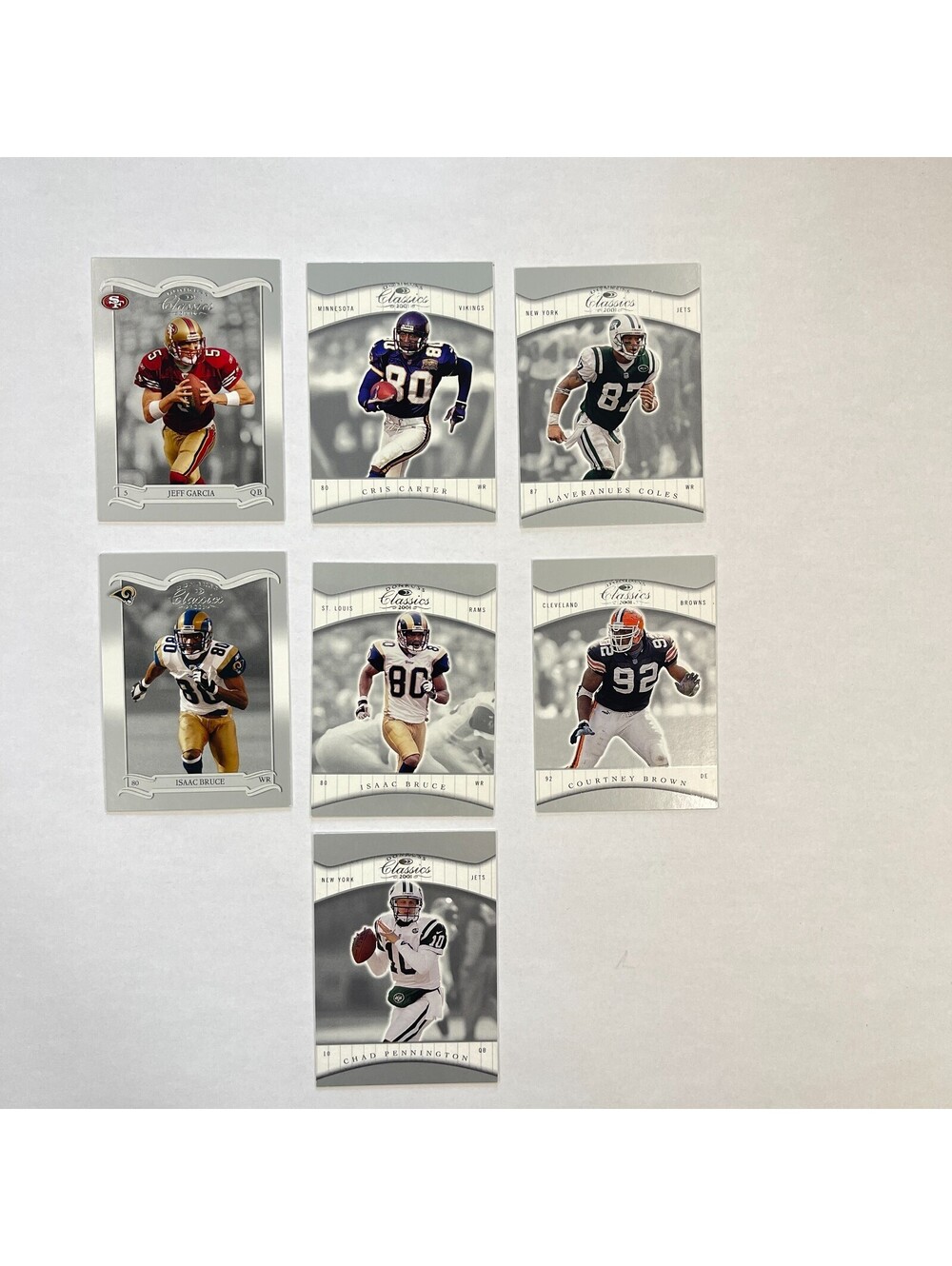 2001-03 Donruss Classics Football 7 Card Lot